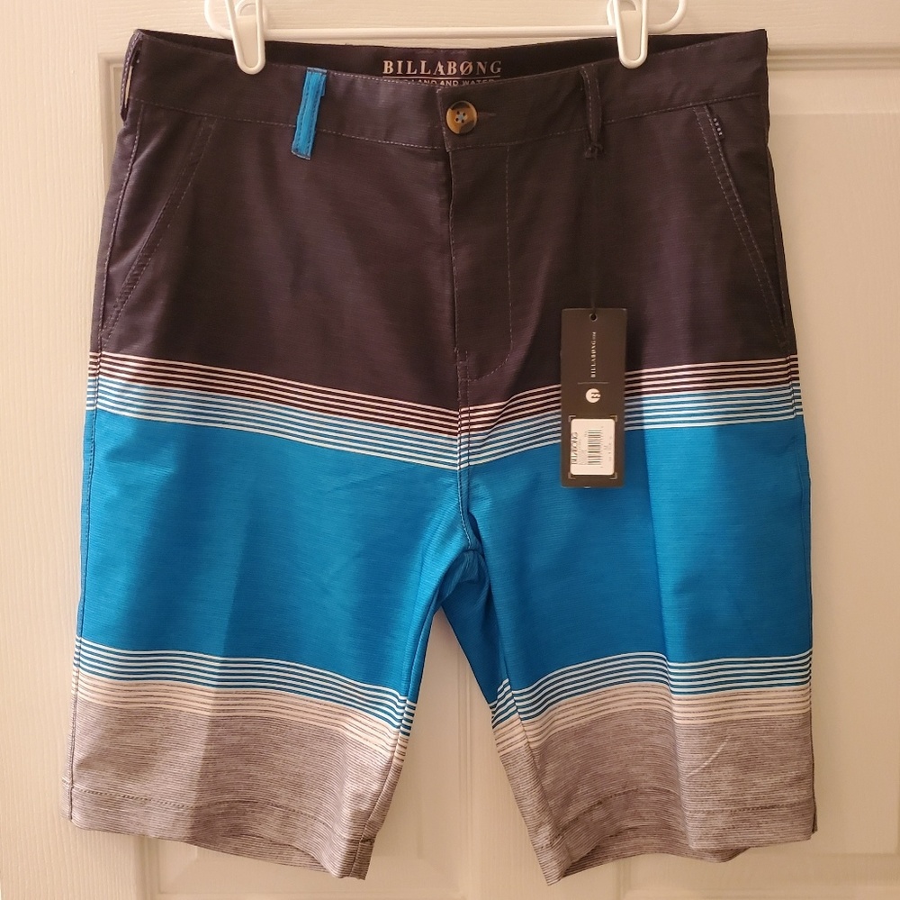 Billabong Stacker Stripe Board Shorts sz 32